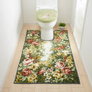 トイレマット ロング ゴージャス 花柄 80×145cm 【納期B】【lic-sas-203】