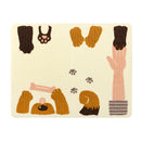 ランチョンマット ペット用 猫 ネコ 犬 イヌ 置くだけ 吸着 ずれない シート 撥水加工 エサ 餌 食べこぼし 床 汚れ防止 アンモニア消臭 洗える 洗濯機 日本製 【納期A】【lic-snk-0011】