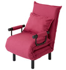 ソファベッド おしゃれ コンパクト 1人用 一人掛け ソファーベッド ソファベット 座椅子 ひじ掛け 肘付き ブラウン 茶色 ネイビー 紺色 グリーン 緑 ピンク 【納期D】【lic-tan-185】