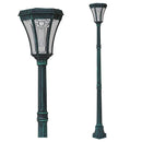 外灯 led ソーラー ポール 玄関 庭 照明 駐車場 支柱 自動点灯 おしゃれ 屋外 街灯 スタンド 北欧 アンティーク調 レトロ モダン 埋め込み 設置 diy 太陽光電池 【納期D】【lic-tan-s328】