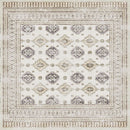 ラグ 洗える 北欧 おしゃれ 民族系 文様 模様 デザイン ボハラ柄 リビング ダイニング 正方形 200×200cm 厚手 ラグマット カーペット 絨毯 床暖対応 すべり止め 【納期B】【lic-tsz-0132】