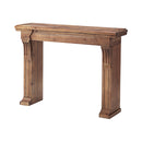 マントルピース風 棚 木製 暖炉まわり 装飾 木製 天然木 エレガント ナチュラル カントリー 北欧 ヨーロピアン アメリカン リビング ダイニング ゴージャス 【納期A】【azm-mtp-100br】