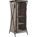 キャビネット 4段 折り畳み 棚 収納棚 折りたたみ スリム コンパクト 天板 テーブル サイドテーブル 収納付き キャンプ 屋外 アウトドア 釣り 旅行 行楽 【納期B】【azm-olc-628】