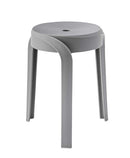 スツール 椅子 スタッキング可能 重ね置き 収納 積み重ね 腰掛け おしゃれ デザイン モダン アート 芸術的 都会 黒 ブラック グレー ホワイト 白 ベージュ 【納期B】【azm-pc-860】