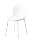 ダイニングチェア 1脚 単品 北欧 おしゃれ デザイン モダン スタイリッシュ シンプル グレー ホワイト 白 椅子 肘掛けなし ひじ無し 【納期A】【azm-pc-862】