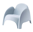 ガーデンチェア おしゃれ モダン デザイン デザイナーズ アート 流線型 曲線 オシャレ 椅子 ブルー 青 白 ホワイト ガーデニング 屋上 屋外 テラス ベランダ 【納期A】【azm-pc-864】