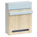 ポスト 郵便受け 壁 取り付け 壁付け おしゃれ かわいい ヨーロピアン 鍵つき スペアキー 北欧 A4サイズ対応 ネコポス対応 レターパック対応 玄関 エクステリア 【納期B】【sms-pst-001】