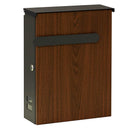 ポスト 郵便受け 壁付け おしゃれ かわいい 木目 モダン ナチュラル 鍵つき スペアキー 北欧 A4サイズ対応 ネコポス対応 レターパック対応 玄関 エクステリア 【納期B】【sms-pst-002】