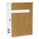 ポスト 郵便受け 壁付け おしゃれ かわいい 木目 モダン ナチュラル 鍵つき スペアキー 北欧 A4サイズ対応 ネコポス対応 レターパック対応 玄関 エクステリア 【納期B】【sms-pst-002】