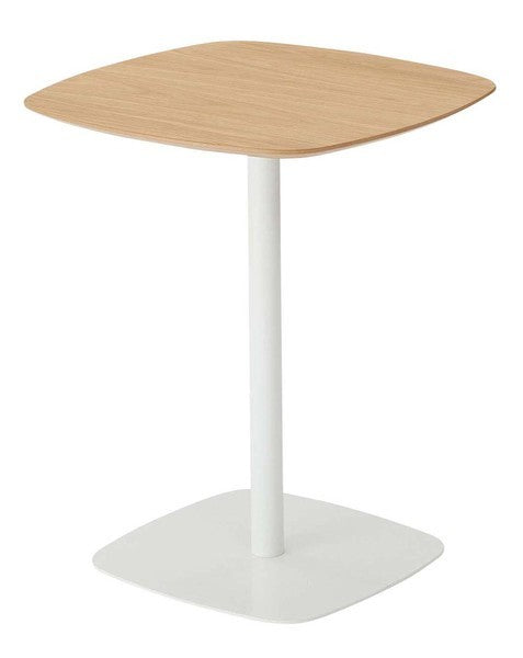 カフェテーブル 60×60cm シンプル 北欧 ナチュラル デザイン カントリー 木目 天板 スチール脚 おしゃれ リビング スタイリッシュ モダン グレー 白 ホワイト 【納期A】【azm-pt-993】