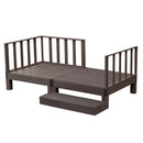 ウッドデッキ 人工木 ステップ台 フェンス セット diy おしゃれ 人工木製 リアル 縁台 錆びない サビない メンテナンス不要 安全 ガーデニング 縁側 庭 テラス 【納期B】【sms-pwde-2p-sfset】