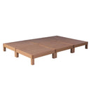 ウッドデッキ 6セット 人工木 diy おしゃれ デッキ 縁台 腐らない 長持ち サビない ガーデニング 縁側 軒先 庭 玄関 テラス 北欧 ホルムアルデヒド不検出 【納期B】【sms-pwde-6p】