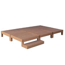 ウッドデッキ 人工木 ステップ台 セット diy おしゃれ 人工木製 リアル デッキ 縁台 サビない メンテナンス 不要 丈夫 頑丈 安全 ガーデニング 縁側 庭 玄関 【納期B】【sms-pwde-6p-stp】