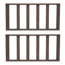 ストレートフェンス 2個セット ウッドデッキ用フェンス 人工木 diy おしゃれ 人工木製 フェンス リアル 腐らない 長持ち 錆びない サビない 丈夫 頑丈 安心 安全 【納期B】【sms-pwde-st-2p】