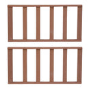 ストレートフェンス 2個セット ウッドデッキ用フェンス 人工木 diy おしゃれ 人工木製 フェンス リアル 腐らない 長持ち 錆びない サビない 丈夫 頑丈 安心 安全 【納期B】【sms-pwde-st-2p】