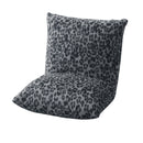 座椅子 コンパクト おしゃれ ひょう柄 豹柄 ヒョウ柄 レオパード ギャル系 インテリア かわいい 厚み ボリューム ボリューミー 折りたたみ 折り畳み アニマル柄 【納期B】【azm-rkc-727】