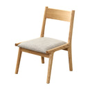 ダイニングチェア 木製 北欧 おしゃれ 1脚 単品 天然木 脚 クッション 座面 背もたれ 座高 低い ロースタイル ローチェアー モダン ナチュラル カントリー 椅子 【納期A】【azm-hoc-331】