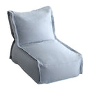 ビーズソファ 1人掛け 一人用 洗える カバーリング ビーズソファー クッション 厚み 座椅子 連結可能 ハイバック 背もたれ 肘掛けなし ファブリック 布地 【納期E】【szo-sh-07-cbs】