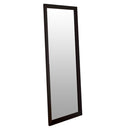 姿見 鏡 ミラー 全身 大型 大きい サイズ 姿見鏡 立て掛け 壁 特大 木製 フレーム おしゃれ 北欧 シンプル 木枠 玄関 白 ホワイト 茶色 ダークブラウン 自立不可 【納期B】【sh03dbr】