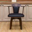 ダイニングチェア 2セット 北欧 おしゃれ ナチュラル シンプル カフェ風 回転式 椅子 クッション 座面 カントリー 合わせやすい 肘掛け ひじ付き 2脚 セット 【納期B】【skb-bh06】