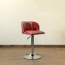 カウンターチェア おしゃれ 北欧 背もたれ 昇降式 アンティーク調 キャスターなし 椅子 カフェ風 cafe アメリカン 西海岸風 フェイクレザー 合成皮革 バーチェア 【納期B】【skb-clf11】