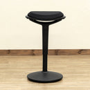 スツール 昇降式 椅子 スタンディング対応 腰掛け 立ち仕事 ハイスツール ゆらゆら 不安定 傾く 斜め メッシュ 座面 涼しい 蒸れない 黒 ブラック 白 ホワイト 【納期B】【skb-h28】