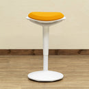 スツール 昇降式 椅子 スタンディング対応 腰掛け 立ち仕事 ハイスツール ゆらゆら 不安定 傾く 斜め メッシュ 座面 涼しい 蒸れない 黒 ブラック 白 ホワイト 【納期B】【skb-h28】