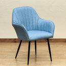 ダイニングチェア 北欧 おしゃれ 肘掛け 青 ブルー 茶色 ブラウン 緑 グリーン グレー 赤 レッド モダン 丸み カーブ 背もたれ 椅子 インテリア デザイン 単品 【納期B】【skb-hay09】