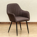 ダイニングチェア 北欧 おしゃれ 肘掛け 青 ブルー 茶色 ブラウン 緑 グリーン グレー 赤 レッド モダン 丸み カーブ 背もたれ 椅子 インテリア デザイン 単品 【納期B】【skb-hay09】