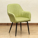 ダイニングチェア 北欧 おしゃれ 肘掛け 青 ブルー 茶色 ブラウン 緑 グリーン グレー 赤 レッド モダン 丸み カーブ 背もたれ 椅子 インテリア デザイン 単品 【納期B】【skb-hay09】