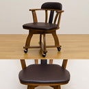 ダイニングチェア 回転 椅子 キャスターつき 北欧 肘付き 【納期B】【skb-htt01】