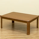 こたつ 長方形 継ぎ脚 高さ調整 シンプル 木目 コタツ テーブル リビング センターテーブル 座卓 ローテーブル 105×75cm 【納期B】【skb-mykt105】