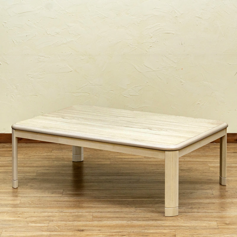 こたつ 120×80cm コタツ テーブル 北欧 カントリー 長方形 継ぎ脚 高さ調整 木目 シンプル おしゃれ リビング センターテーブル ローテーブル 単品 【納期B】【skb-mykt120br】