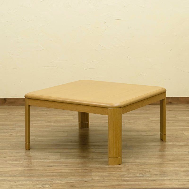 こたつ 80×80cm コタツ テーブル 継脚式 ハロゲンヒーター 手元コントローラー 継ぎ足 高さ調節 高さ変更 ナチュラル 北欧 カントリー 和風 洋風 おしゃれ 【納期B】【skb-mykt80】