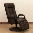 リクライニングチェア 昇降式 フット付き 足置き レバー式 椅子 座椅子 チェアー 肘掛け ひじ付き 高座椅子 パーソナルチェア リクライニング 和風 おしゃれ 【納期B】【skb-s306】