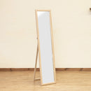 スタンドミラー 鏡 スリム 細い 姿見 インテリア おしゃれ アンティーク調 フレーム 木目 折畳み 折りたたみ 収納 【納期B】【skb-sh10】