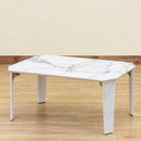 折りたたみテーブル 70×50 折畳みテーブル テーブル 折れ脚 センターテーブル ローテーブル リビング 北欧 木目 スリム 省スペース コンパクト 収納 白 モダン 【納期B】【skb-sh11】