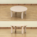 折りたたみテーブル センターテーブル 円形 丸型 直径65cm 折り畳みテーブル 折畳み ちゃぶ台 リビングテーブル ローテーブル 折れ脚 シンプル 木目 木製 【納期B】【skb-uhrr65】