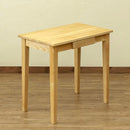 テーブル デスク シンプル 木製 引き出し付き 75×45cm 長方形 天然木 勉強机 作業台 パソコンテーブル PCデスク 【納期B】【skb-umt7545】