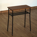 サイドテーブル テーブル ソファーサイド ベッドサイト ミニテーブル サブテーブル 北欧 おしゃれ 棚付き 小さい コンパクト シンプル 木目 棚付き 【納期B】【skb-utk05】