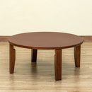 ちゃぶ台 丸 折りたたみ おしゃれ 70cm 天然木製 円形 丸型 ローテーブル リビングテーブル センターテーブル 和風 和室 アジアン 完成品 折り畳み 卓袱台 座卓 【納期B】【skb-wr70】