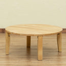 ちゃぶ台 丸 折りたたみ おしゃれ 70cm 天然木製 円形 丸型 ローテーブル リビングテーブル センターテーブル 和風 和室 アジアン 完成品 折り畳み 卓袱台 座卓 【納期B】【skb-wr70】