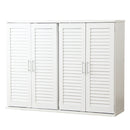 シューズボックス 靴箱 ルーバー扉 下駄箱 玄関 収納 シューズラック 大容量 可動棚 棚板 湿気防止 カビ対策 匂い 臭い こもらない ブーツ 収納可能 2個セット 【納期C】【slb-9060】