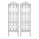 アイアンフェンス 自立式 ホワイト ガーデニング 庭 おしゃれ DIY 柵 バラ ハイタイプ 白 アイアン フェンス 外構 アンティーク 【納期B】【sms-rs013h-2p】