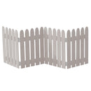 ウッドフェンス 花壇作り DIY 柵 庭 屋外 木製 おしゃれ 間仕切り 犬 猫 ガーデニング 園芸 ガーデン 差し 埋め込み 北欧 白 折りたたみ 折り畳み 目隠し 囲い 【納期B】【sms-wf-120f】