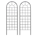 ガーデンフェンス 差し込み 埋め込み おしゃれ 低め セット ホワイト 花壇 自立 自立式 アイアンフェンス ガーデニング フェンス DIY 白 シンプル 【納期B】【sms-yb015l-2p】