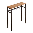 コンソールテーブル 玄関 スリム おしゃれ リビング 棚 テーブル 物置き 台 小物置き エントランス 北欧 デザイン スチール 脚 ビンテージ風 木目柄 キッチン 【納期E】【szo-clt-60】