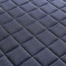 ラグ 130×185cm 長方形 デニム調 床暖房対応 すべり止め 厚み クッション ウレタンフォーム ボリューム 軽い 【納期E】【szo-drg-s】