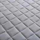 ラグ 185×185cm 正形 キルト生地 デニム調 ホットカーペット対応 すべり止め 厚手 クッション ウレタン 軽量 【納期E】【szo-drg-m】