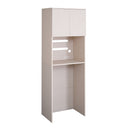 ゴミ箱上ラック 約 幅60cm 食器棚 収納棚 ごみ箱上 キッチン リビング デッドスペース 有効活用 可動棚 おしゃれ シンプル ナチュラル 奥行約40cm 高さ180cm 【納期E】【szo-fllw-t2s】